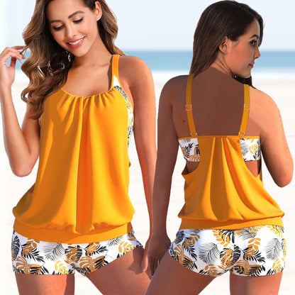 Linn - Kleurblok Tankini Set