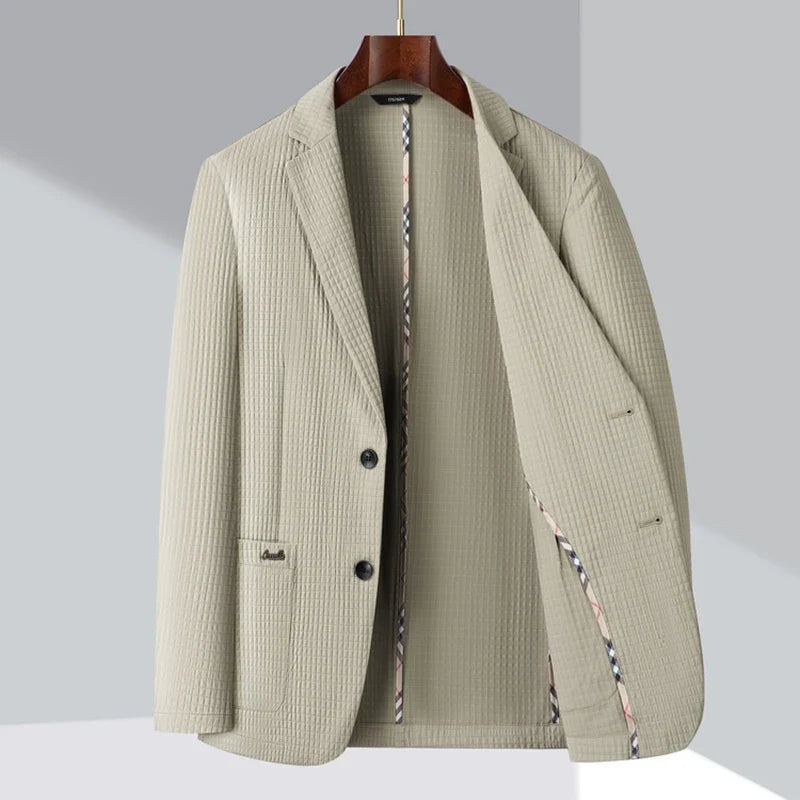 McKay - Moderne blazer met structuur voor heren