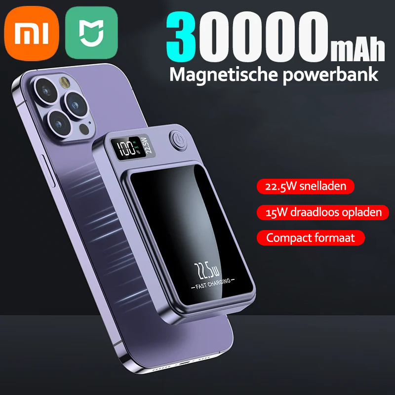 MagCharge - Compacte krachtige Powerbank (draadloos) | Magsafe