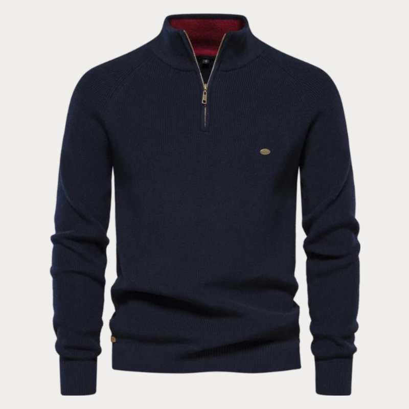 Manny - Casual pullover met rits voor mannen