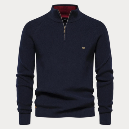 Manny - Casual pullover met rits voor mannen