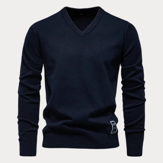 Duane - V-hals casual sweater voor mannen