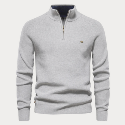 Manny - Casual pullover met rits voor mannen