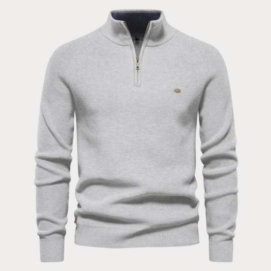 Manny - Casual pullover met rits voor mannen