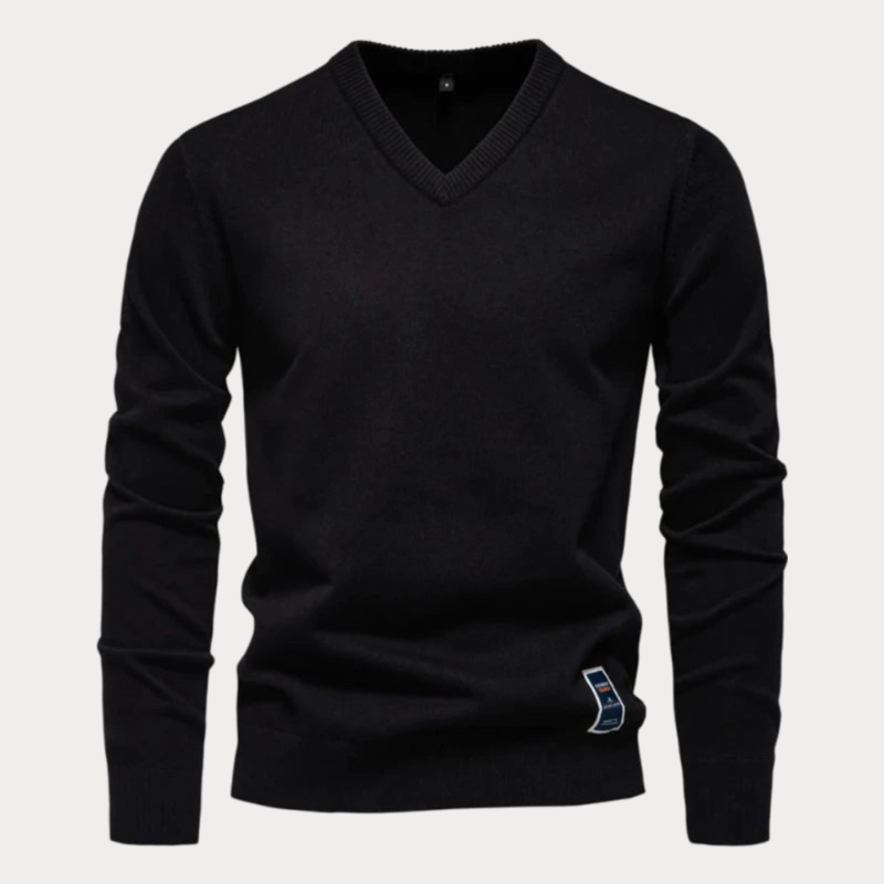 Duane - V-hals casual sweater voor mannen