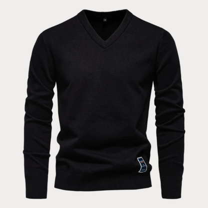 Duane - V-hals casual sweater voor mannen