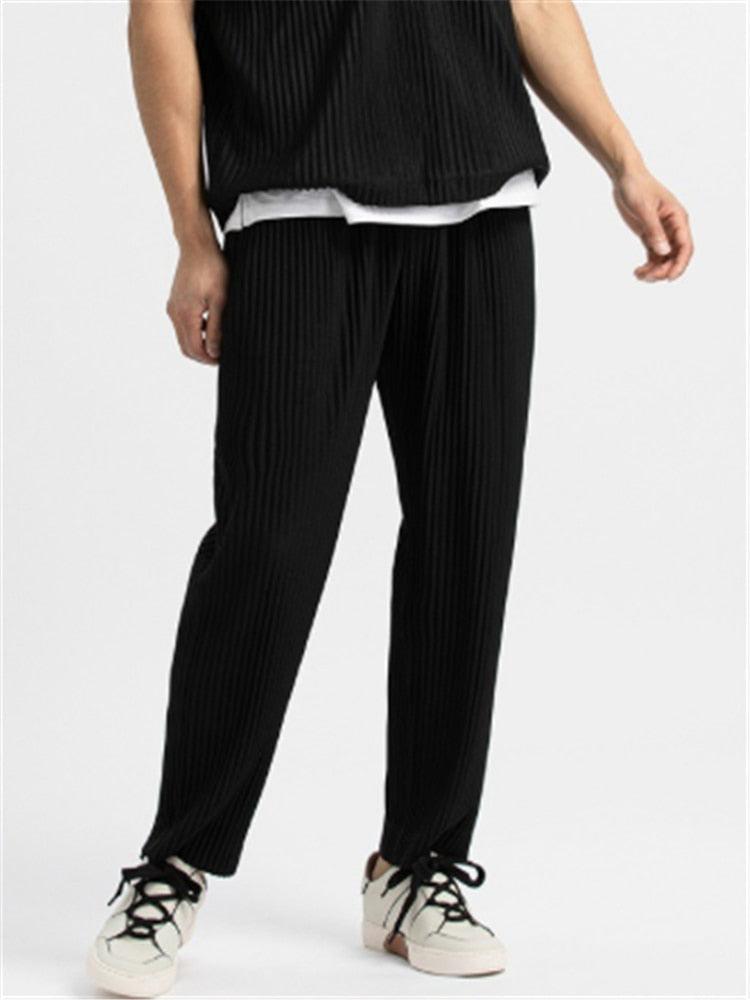 Ribbed Cotton Pantalon - Old Money