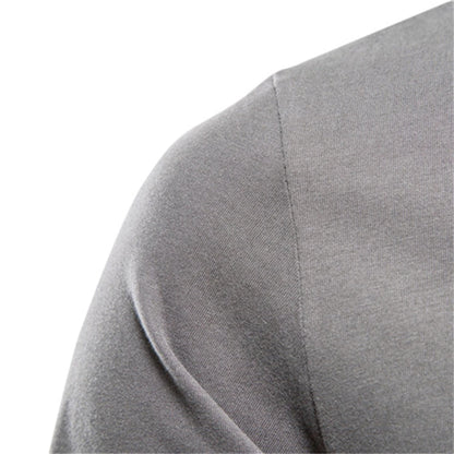Charles - Basic lange mouwen heren t-shirt met ronde hals
