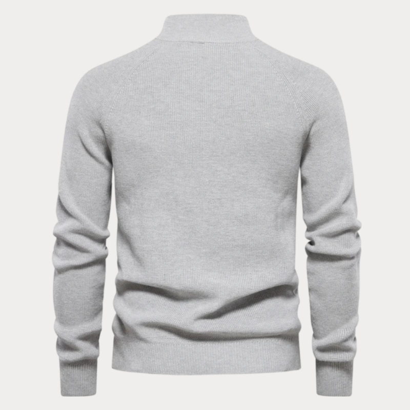 Manny - Casual pullover met rits voor mannen
