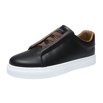 Bran - Lage herensneaker met contrasterende binnenvoering