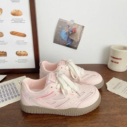 Solea Vintage - Dames retro sneaker met sportieve zool