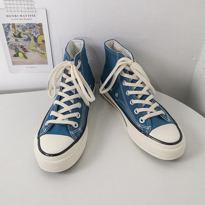 Omarosa - Canvas damessneakers met hoge top