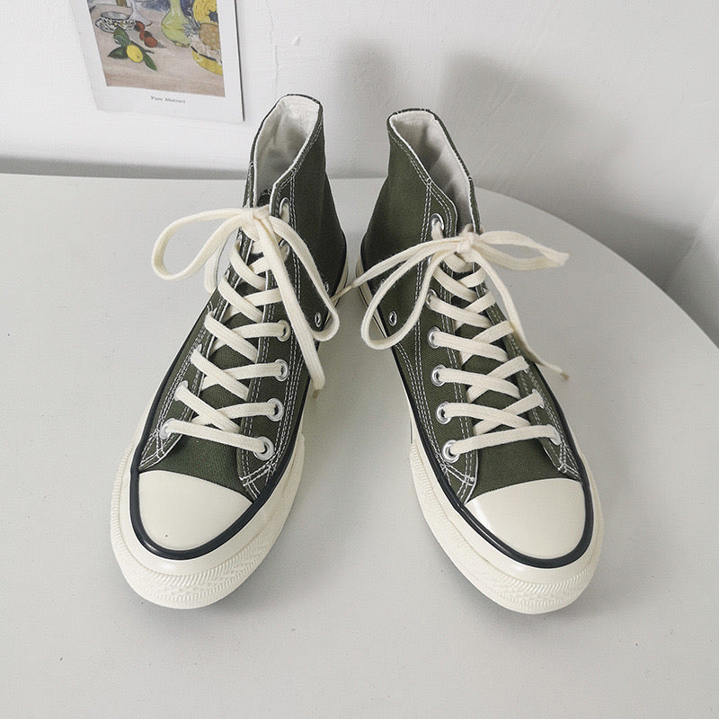 Omarosa - Canvas damessneakers met hoge top