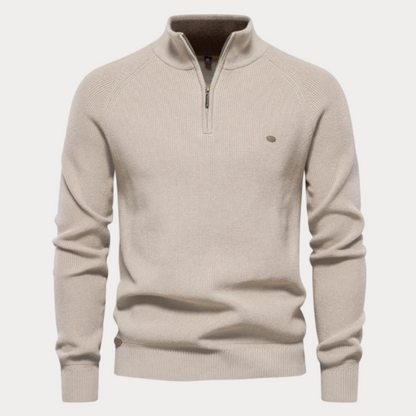 Manny - Casual pullover met rits voor mannen