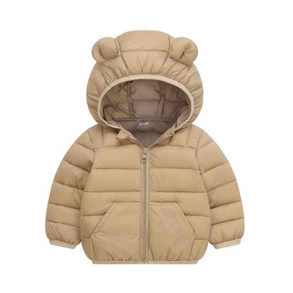Hayden - Teddy gewatteerde kinder pufferjas