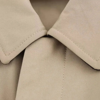 Makila - Dames trendy cropped jas met riem