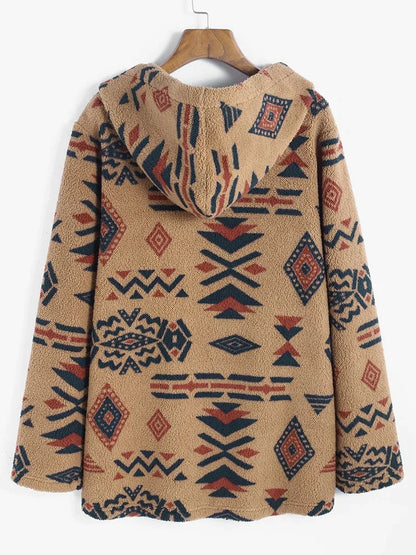 Mithi - Vintage dames hoodie met 2 voorzakken