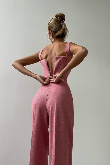 Armelda - Getailleerd damespak met top, blazer en broek