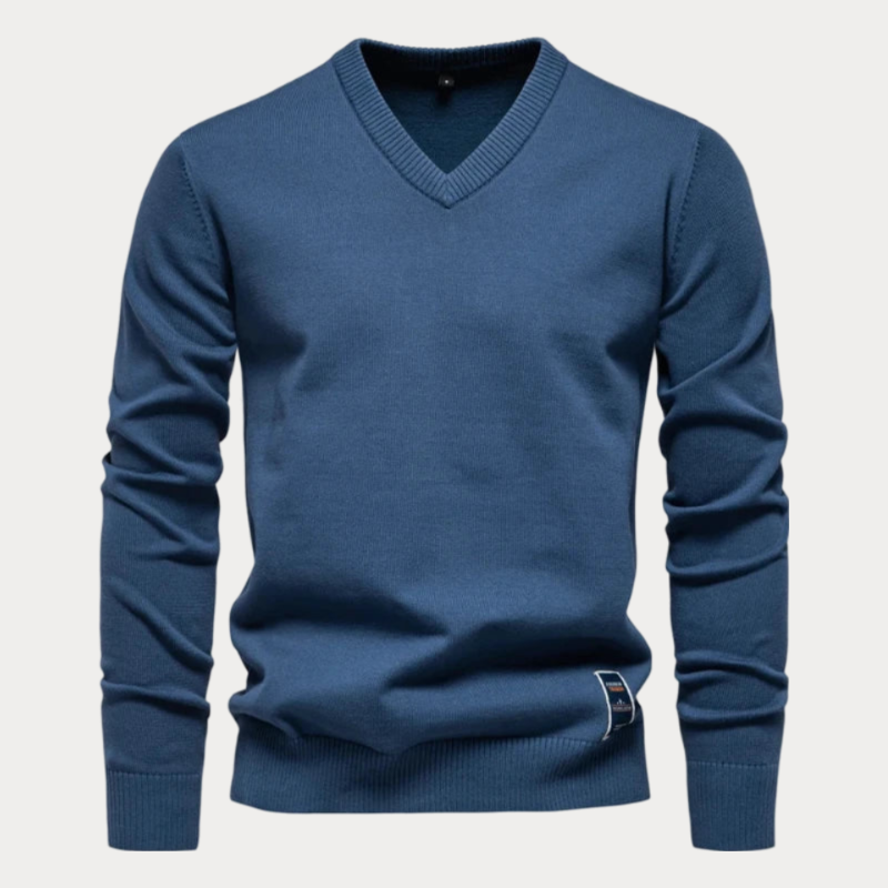 Duane - V-hals casual sweater voor mannen