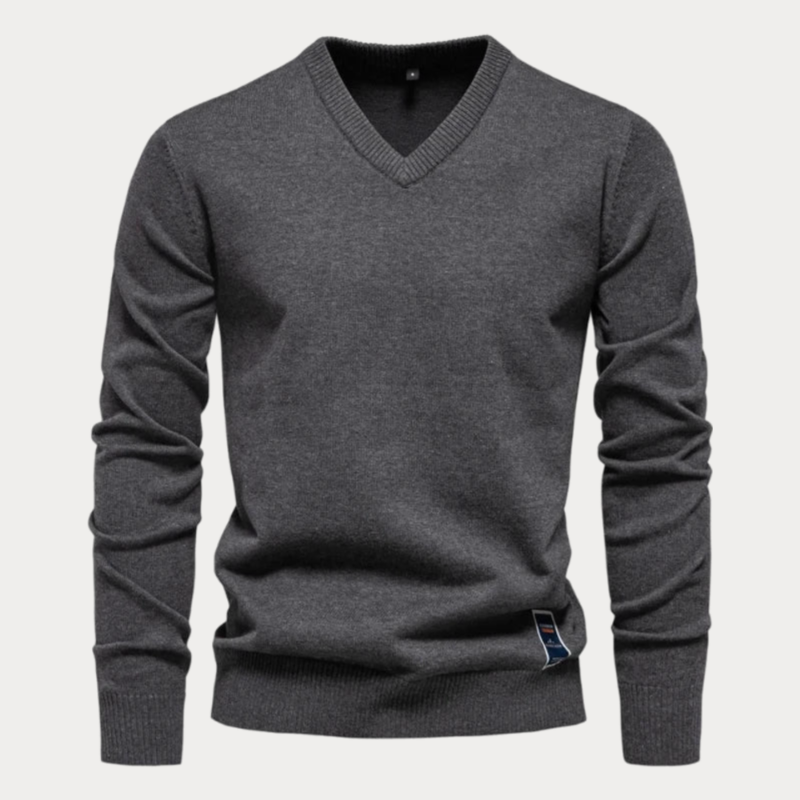 Duane - V-hals casual sweater voor mannen