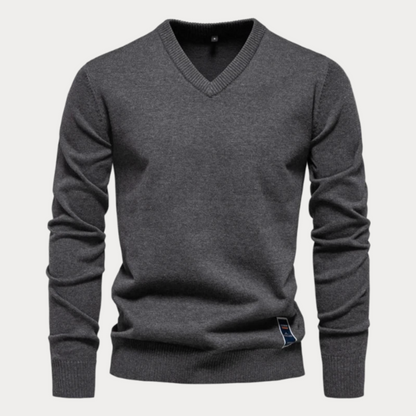 Duane - V-hals casual sweater voor mannen