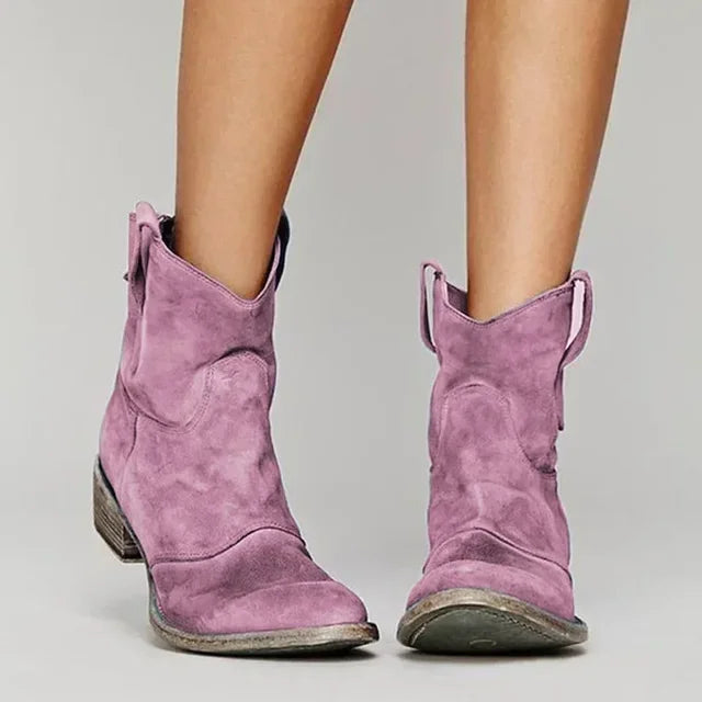 Nerissa – Western enkellaarsjes voor dames