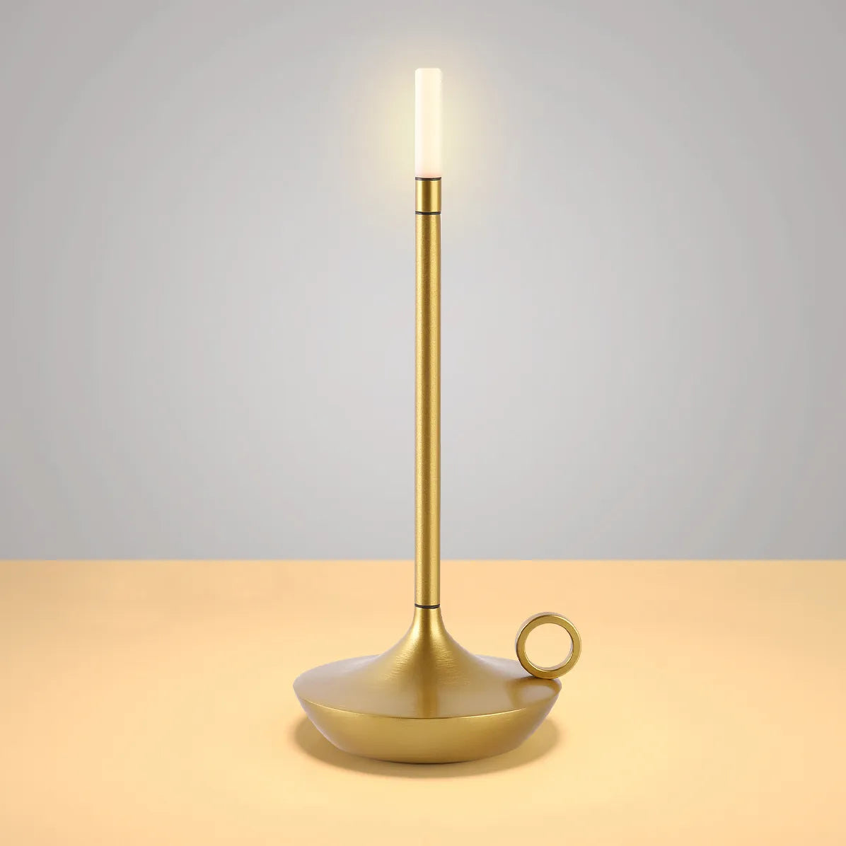 Retro LED candle tafellamp draadloos USB