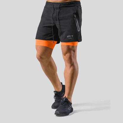Frode - Hardloopshort met geïntegreerde compressielaag voor heren