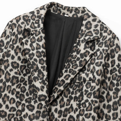 Safra - Elegante luipaardblazer voor dames