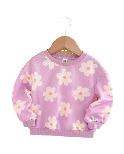 Ariane - Blossom print knus kinder sweatshirt