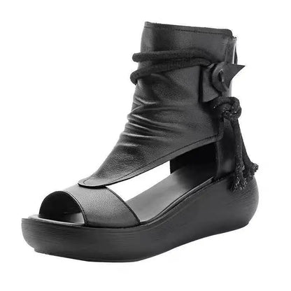 Ella - Gewaagde sandalen leder dames