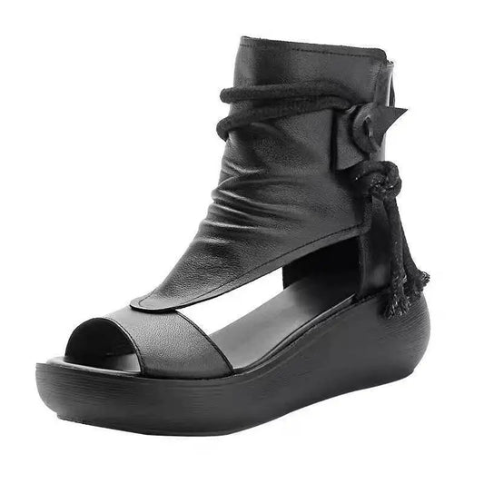 Ella - Gewaagde sandalen leder dames