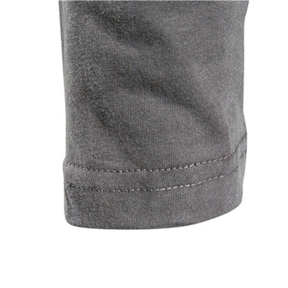 Charles - Basic lange mouwen heren t-shirt met ronde hals