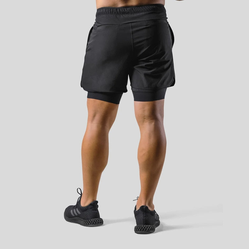 Frode - Hardloopshort met geïntegreerde compressielaag voor heren