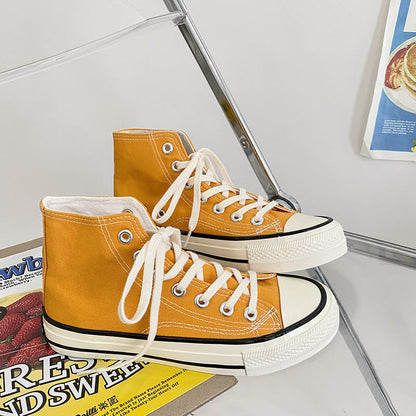 Omarosa - Canvas damessneakers met hoge top