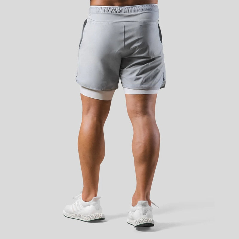 Frode - Hardloopshort met geïntegreerde compressielaag voor heren