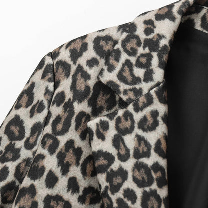 Safra - Elegante luipaardblazer voor dames