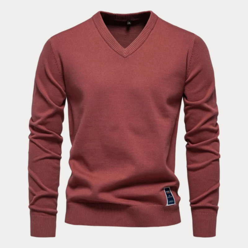 Duane - V-hals casual sweater voor mannen