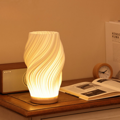 Wavy Ribbed Lamp