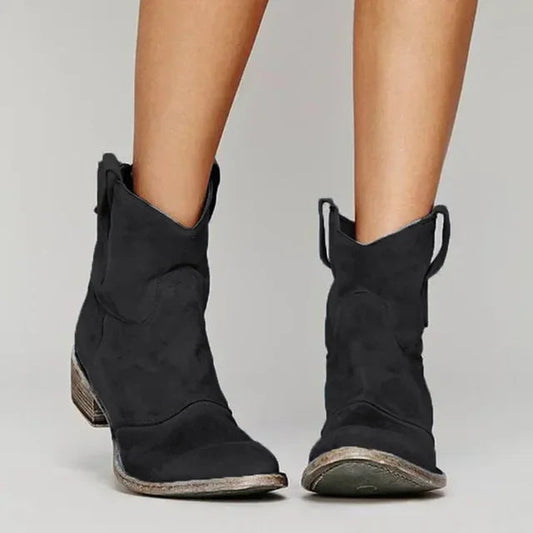 Nerissa – Western enkellaarsjes voor dames
