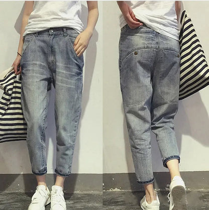 Nancy - Dames oversized stretch jeans