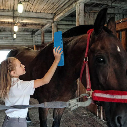 NobleShine | 6-in-1 paardenborstel - Ultieme verzorging voor jouw paard