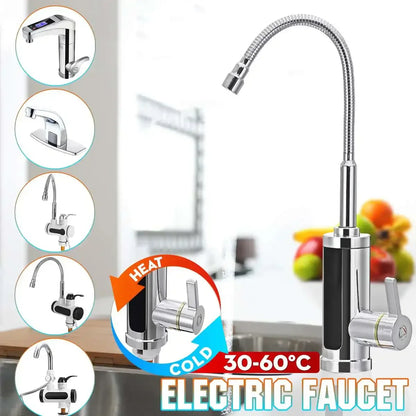 EnergySaVr - 3000W Elektrische Keukenkraan Met Direct Warm Water