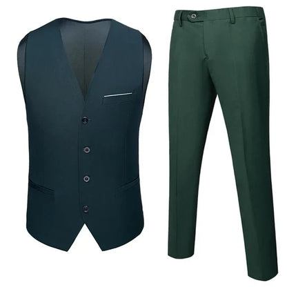 Tweedelig Herenset met Gilet en Pantalon