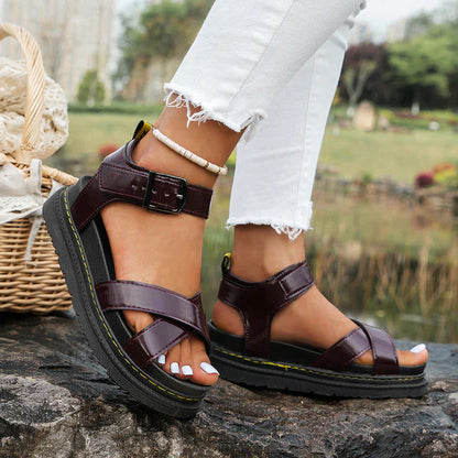 Panna – Platform sandalen met kruisband voor dames