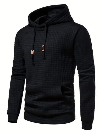 Cyril - Comfortabele gebreide hoodie voor heren