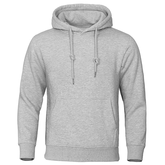 Torvald - Basic fleece hoodie met capuchon voor heren
