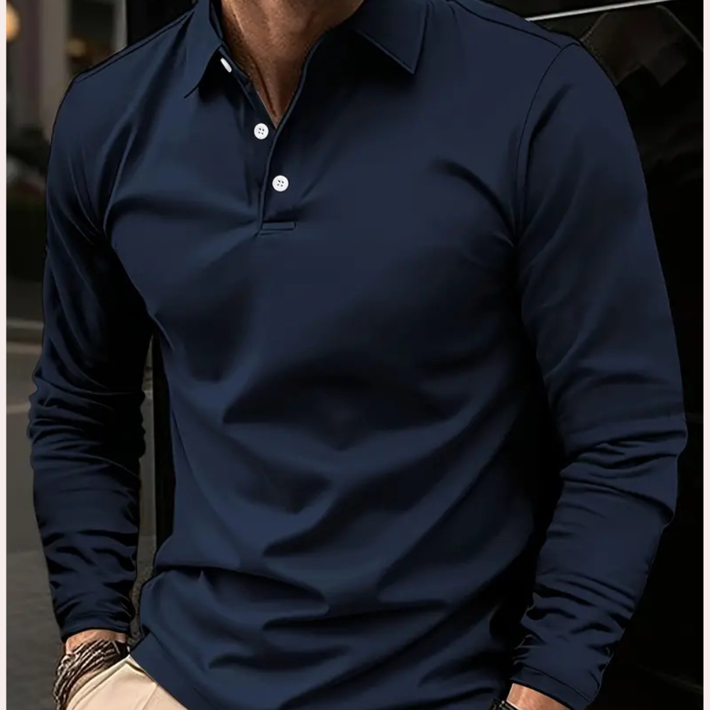 Thucy | Longsleeve polo shirt