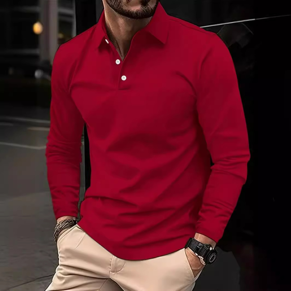 Thucy | Longsleeve polo shirt