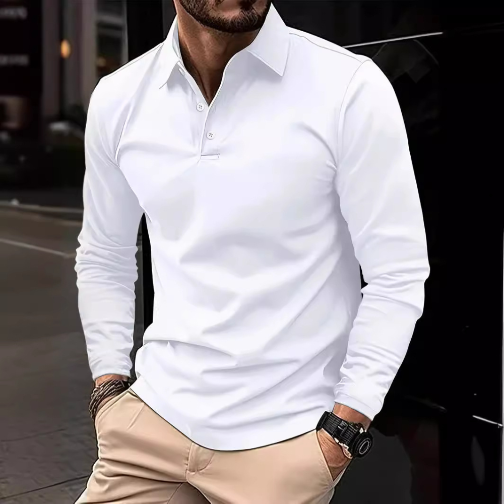 Thucy | Longsleeve polo shirt